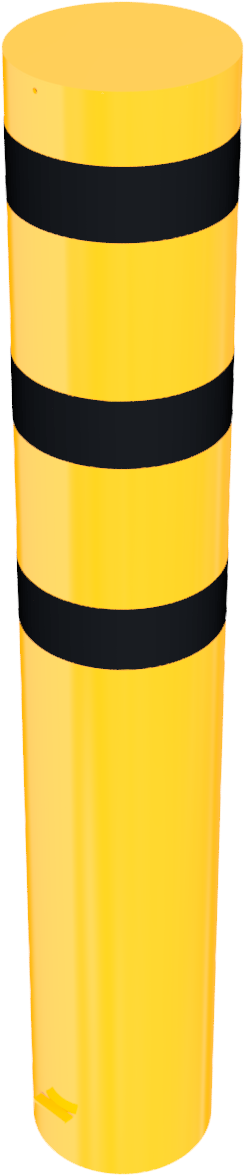 Absperrpfosten Typ 40322BG -ortsfest-_x000D_ zum Einbetonieren, Stahlrohr Ø 323,1mm,_x000D_ Gesamtlä