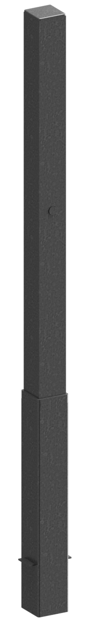 Absperrpfosten Typ 470N, 70x70mm,_x000D_ -herausnehmbar- mit 8mm-Dreikantverschluss,_x000D_ feuerver