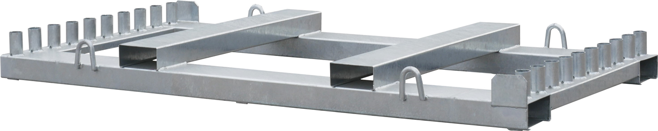 Lager und Transporttraverse - GS geprüft_x000D_ für Schrankenzäune in 2,00 m länge sowie_x000D_ Bauz