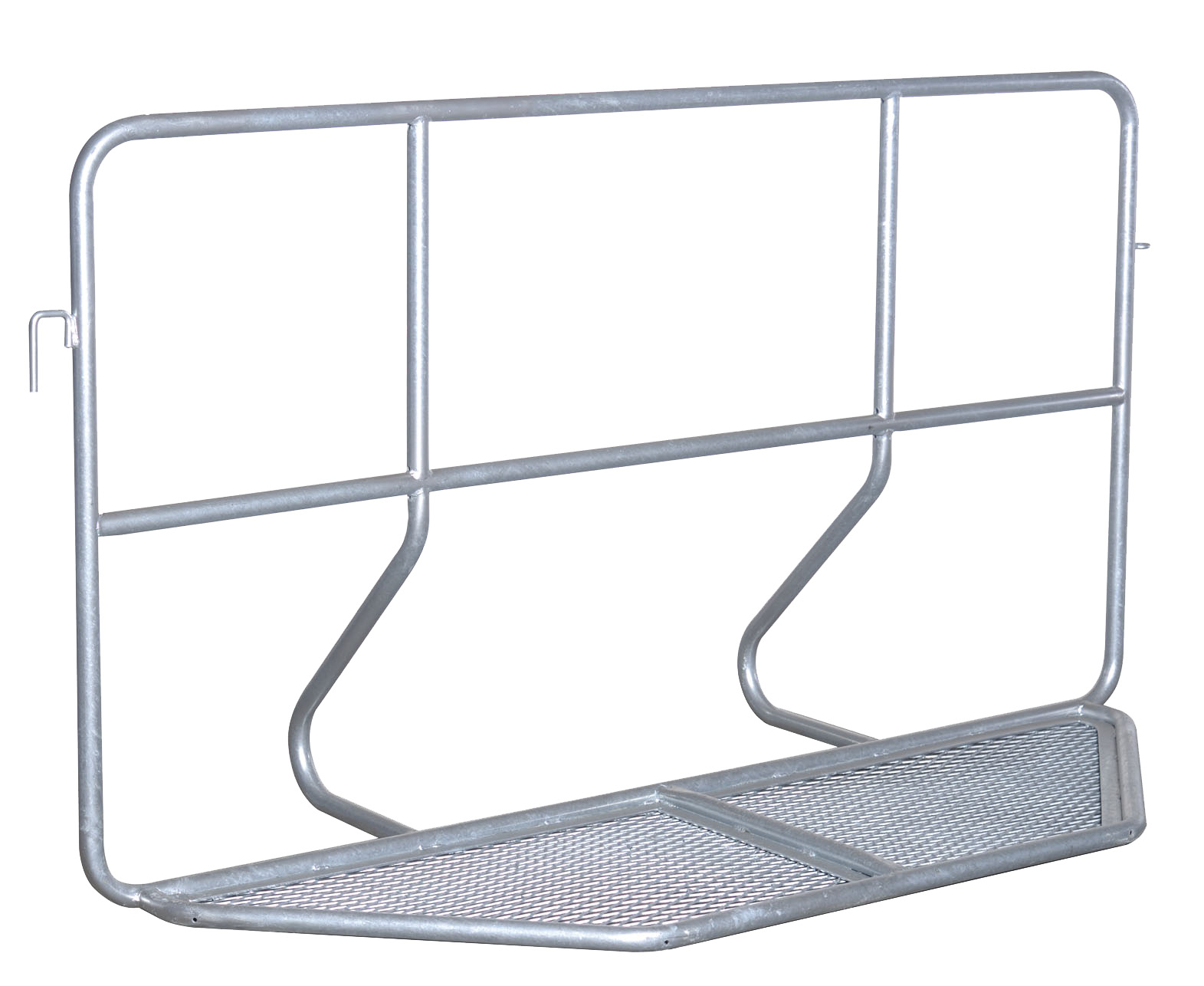 Polizeigitter Typ L_x000D_ Robustes Stahlgestell für den individuellen Einsatz, aus Ø 33,7 mm_x000D_