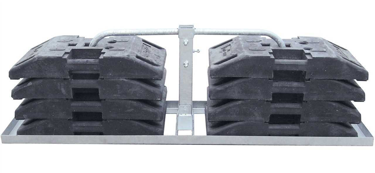 Schilderständer nach TL - Typ Street_x000D_ zur Aufnahme von Schaftrohren 40 x 40 mm und 60 x 60 mm