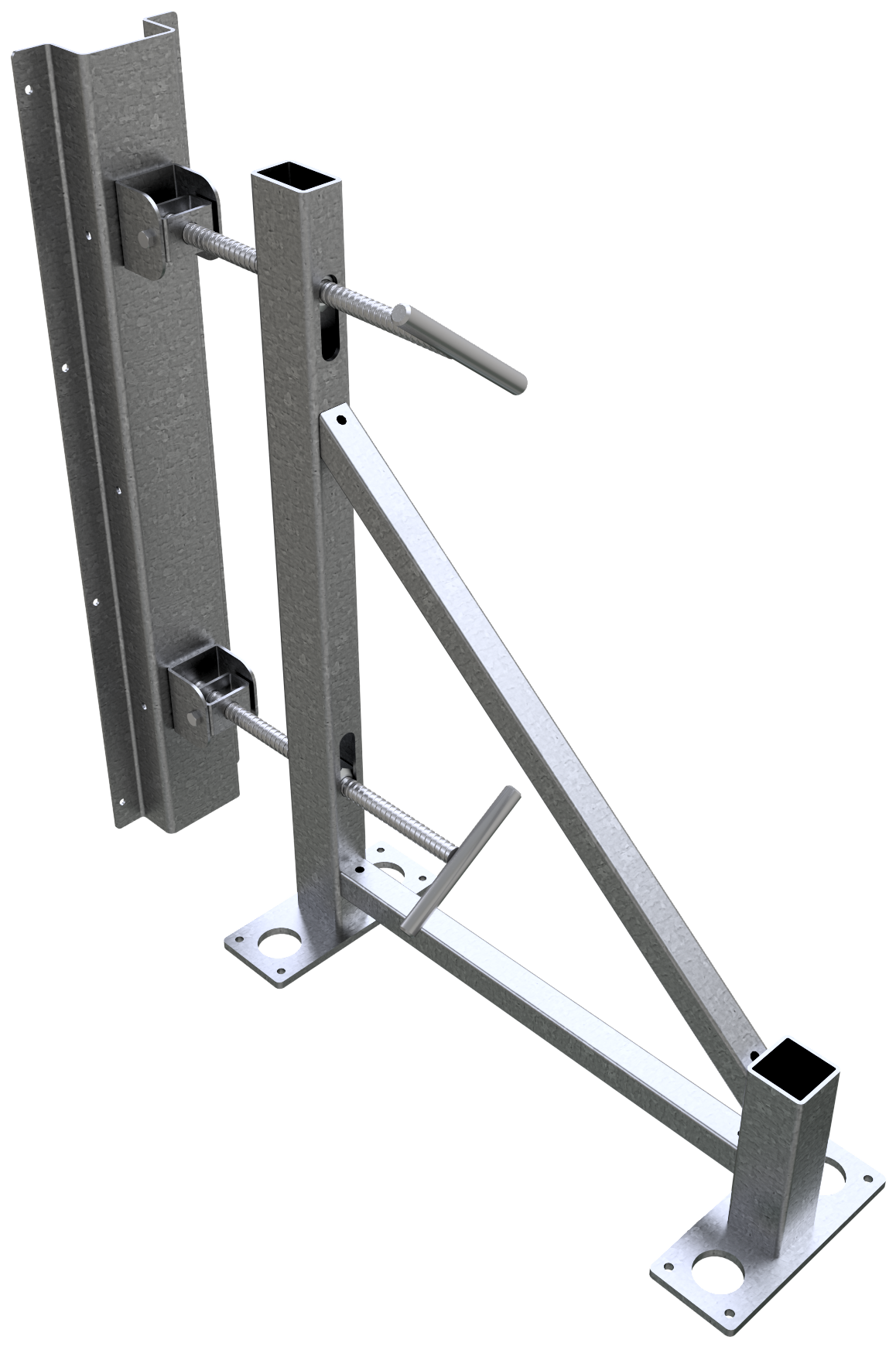 Abschalstütze neigbar ohne Kantholz_x000D_ Neigung bis 25°_x000D_ Maße: 750mm x 560 mm x 200 mm_x000
