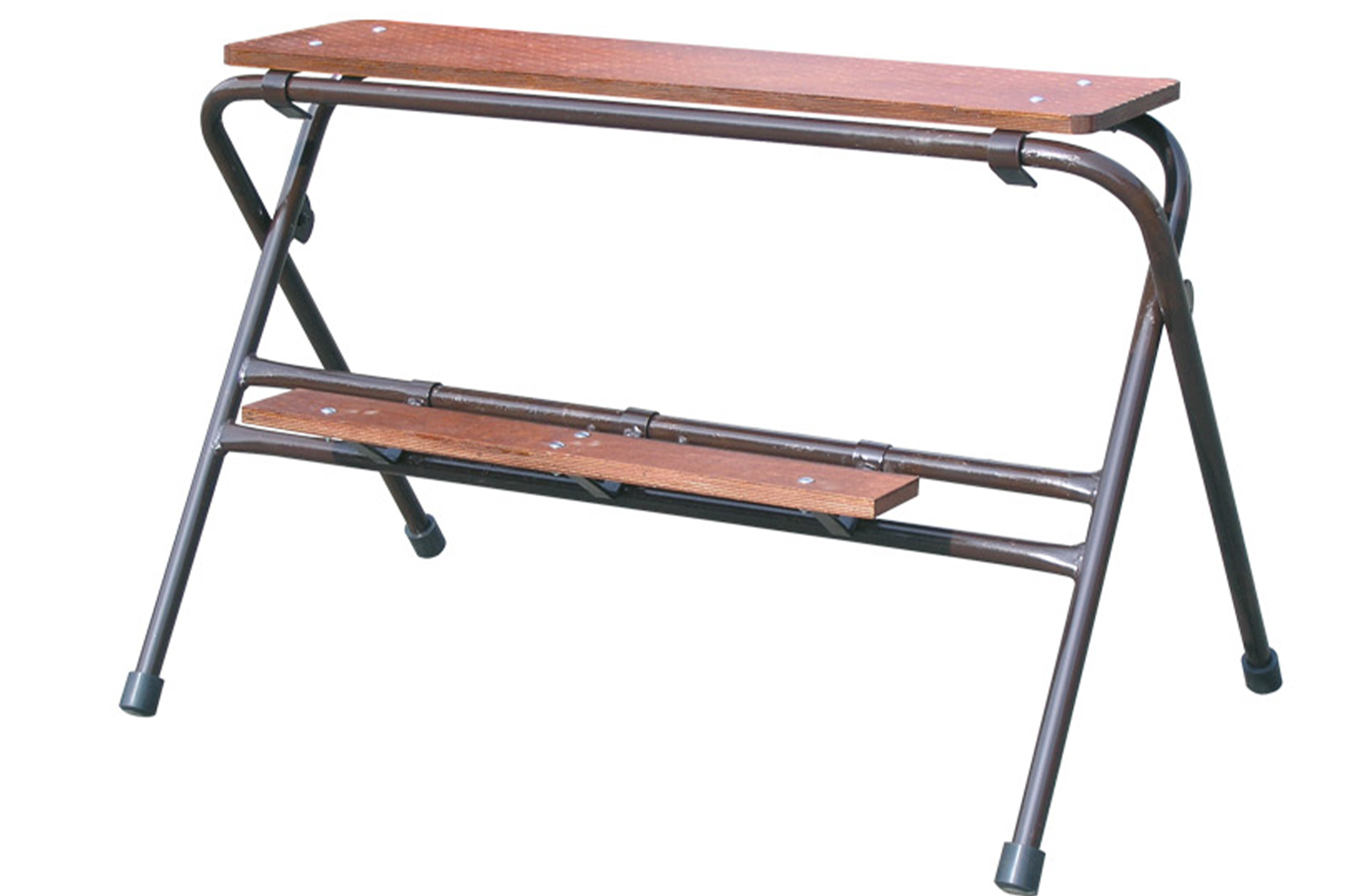 Arbeitstritt 1,00m x 0,70m_x000D_ braun lackiert_x000D_ Auftritt-Tiefe: 0,25m