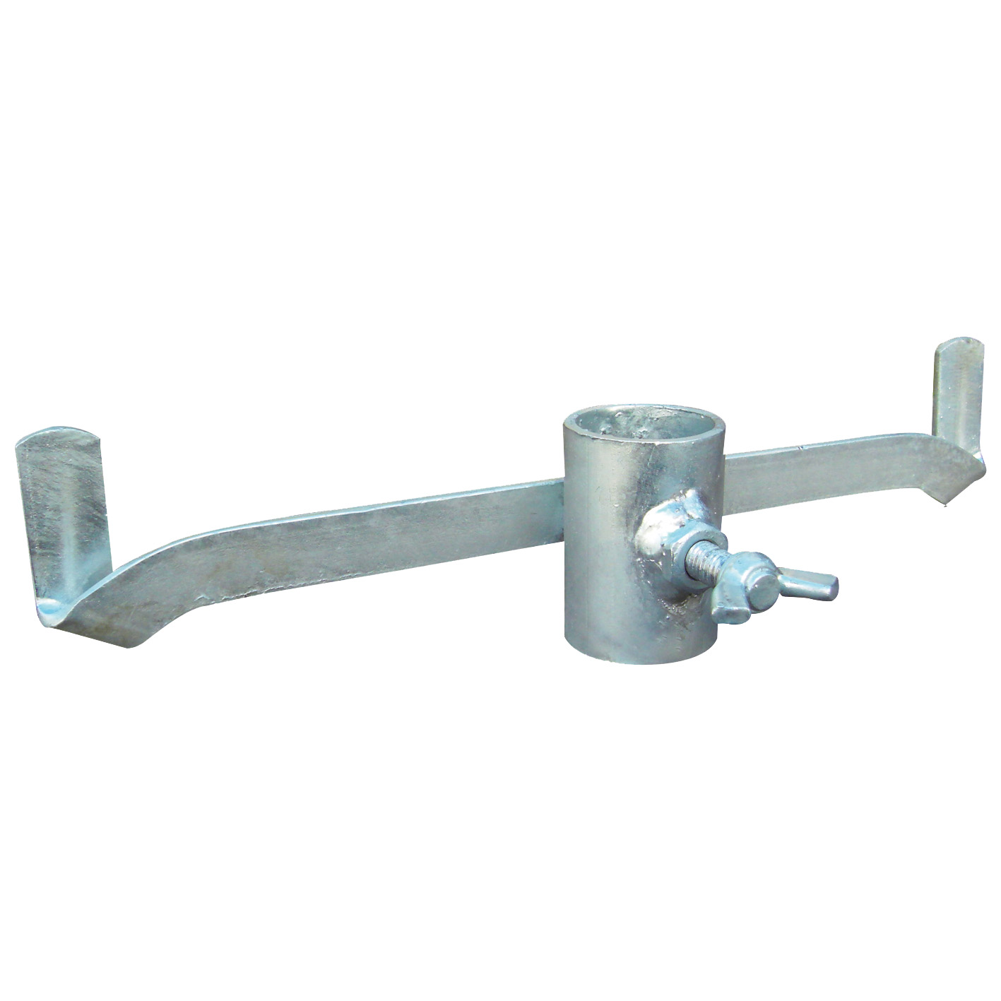 Schilderklemme_x000D_ zum Befestigen an Schaftrohr aus _x000D_ Rundrohr Ø 33,7 mm, mittels Flügelsch