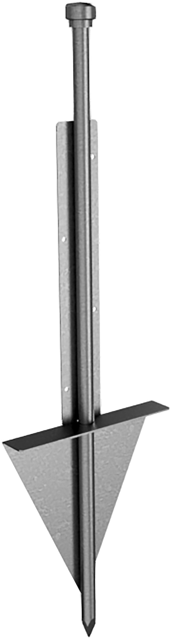 Abschalpfahl mit geschmiedetem Kopf_x000D_ _x000D_ Um Herstellen von Schalungen am Boden._x000D_ _x0