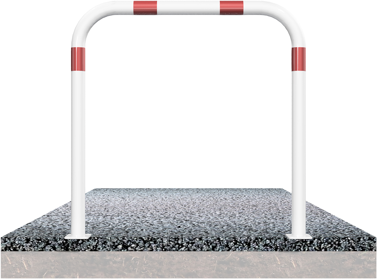 Abweisebügel aus Stahlrohr Ø 60 x 2,5 mm_x000D_ Breite: 2000 mm, Gesamthöhe: 1000 mm_x000D_ ohne Que