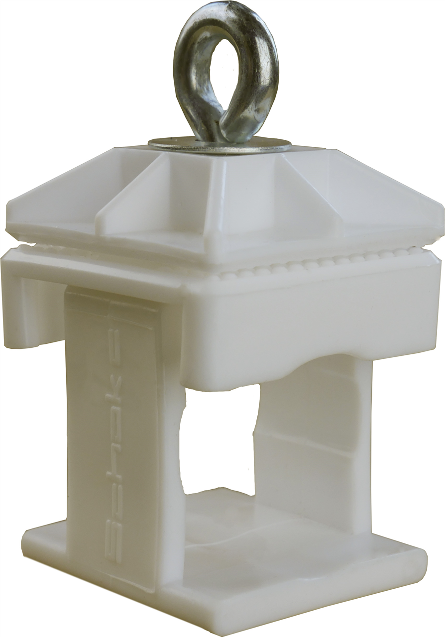 Schilderklemmen_x000D_ passend für Vierkantrohre 40 x 40 mm _x000D_ und Rundrohre Ø 42 mm_x000D_ Aus