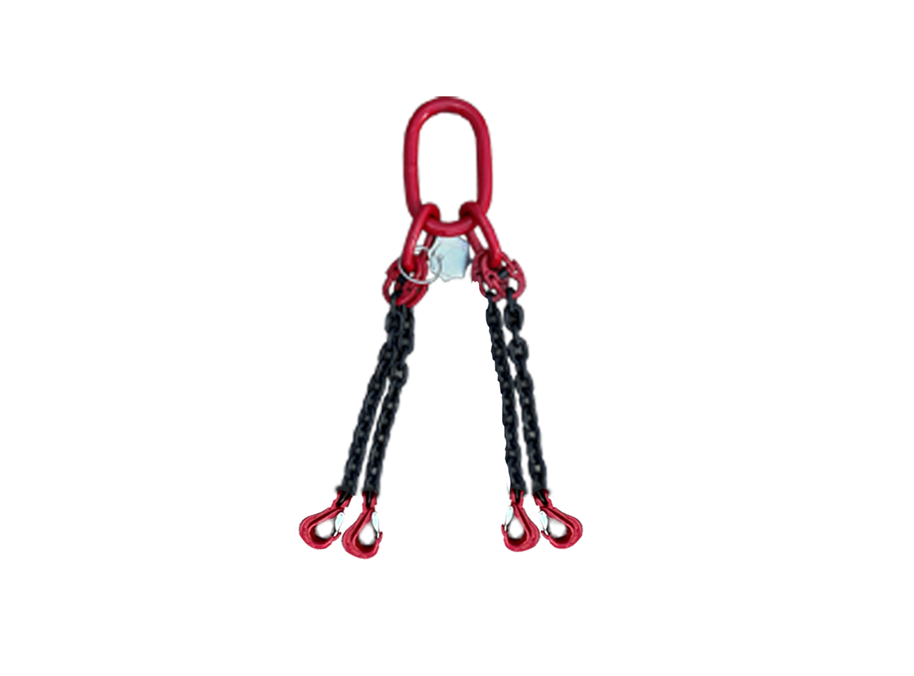 Kettengehänge_x000D_ Nach DIN EN 818-4, 4-Strang, Nennlänge: 2,0 m,_x000D_ Ketten-Nenngröße: 10, Ket