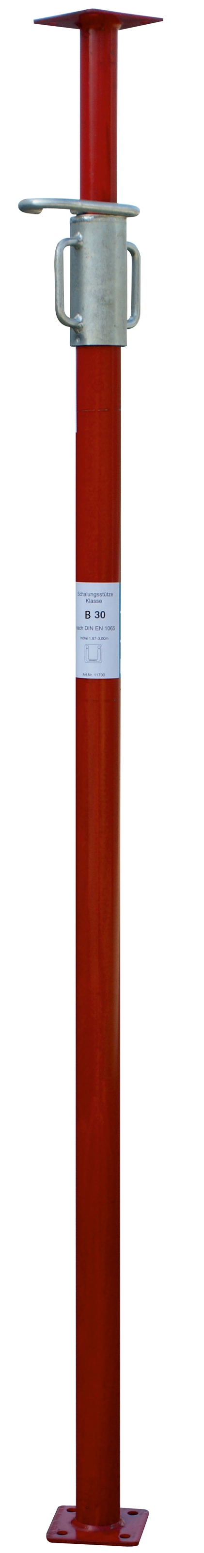 Schalungsstütze B30_x000D_ nach DIN EN Norm 1065 mit Zertifikat_x000D_ Auszugslänge: 1,89 m - 3,00 m