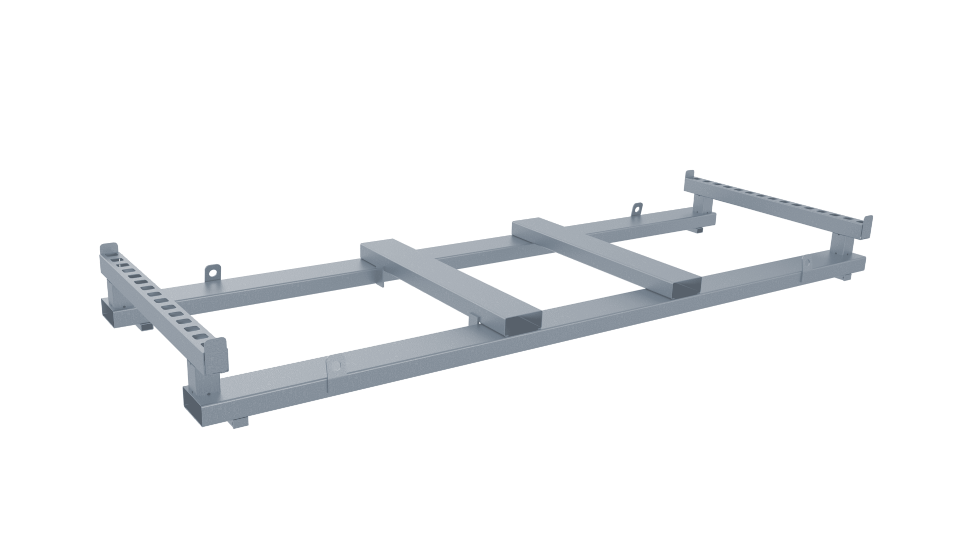 Lager- und Transporttraverse Typ L für Mobilzaun_x000D_ verzinkte Stahlkonstruktion zur Aufnahme von