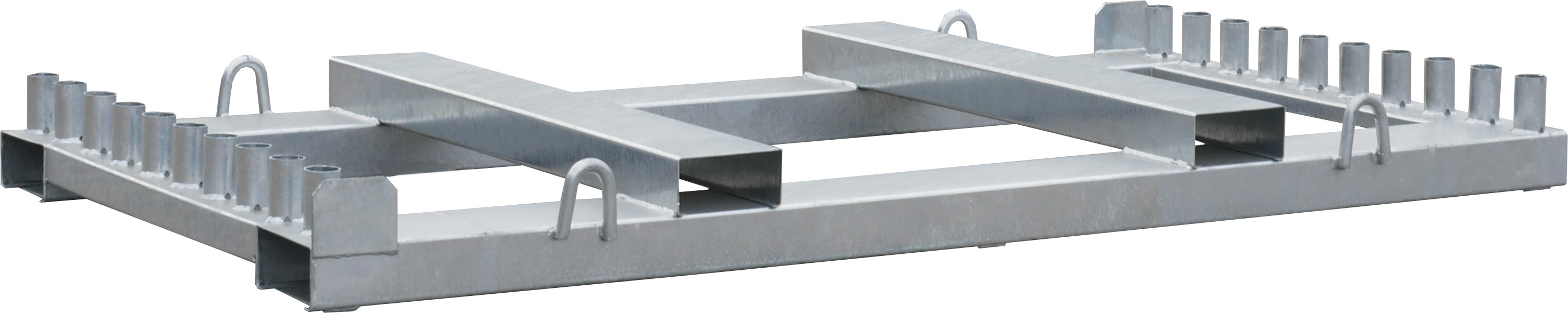 Lager und Transporttraverse - GS geprüft_x000D_ für Schranken- / Bauzäune_x000D_ 4-seitig befahrbar_