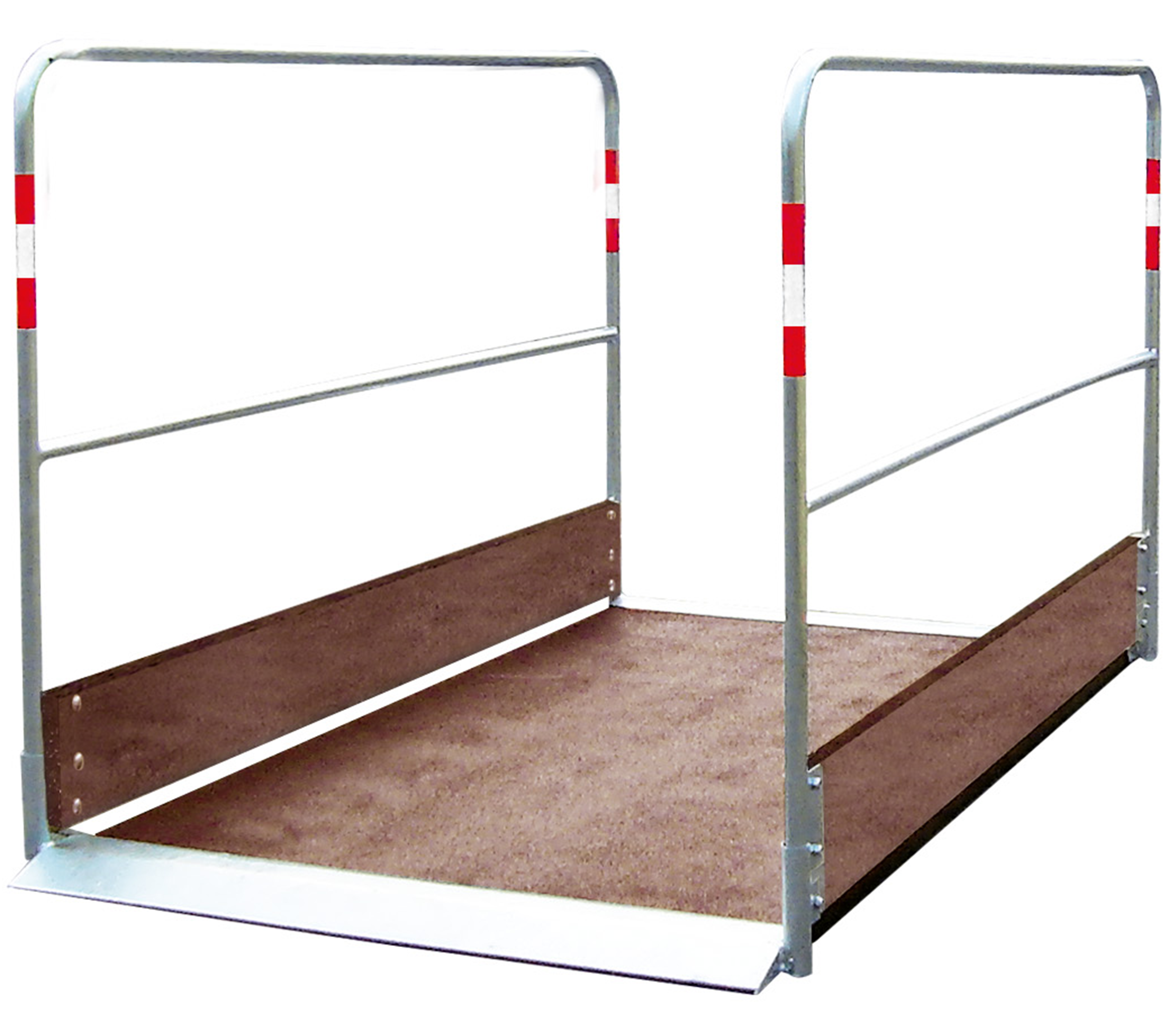 Grabenbrücke aus Holz 1,70m x 1,00m_x000D_ Gestell verzinkt mit Auffahrrampe,_x000D_ inkl. herausneh