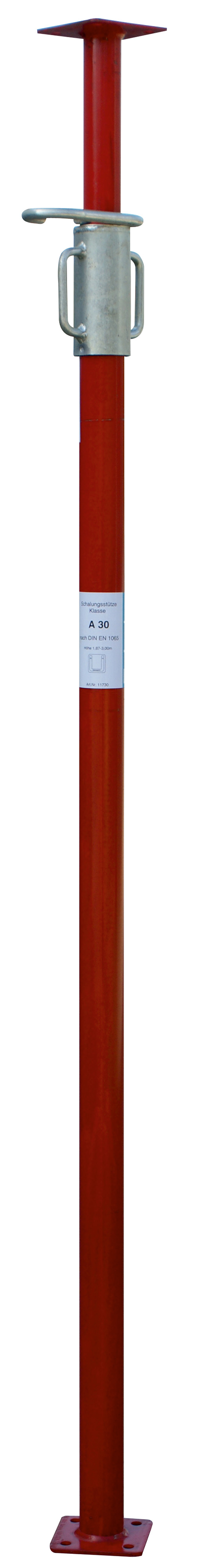 Schalungsstütze A25_x000D_ nach DIN EN Norm 1065 mit Zertifikat_x000D_ Auszugslänge: 1,58 m - 2,50 m