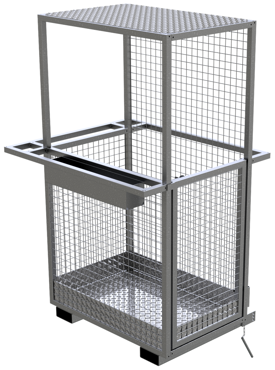 Staplerkorb_x000D_ zum Heben von Personen mit dem _x000D_ Stapler um Arbeiten an erhöhten Stellen _x