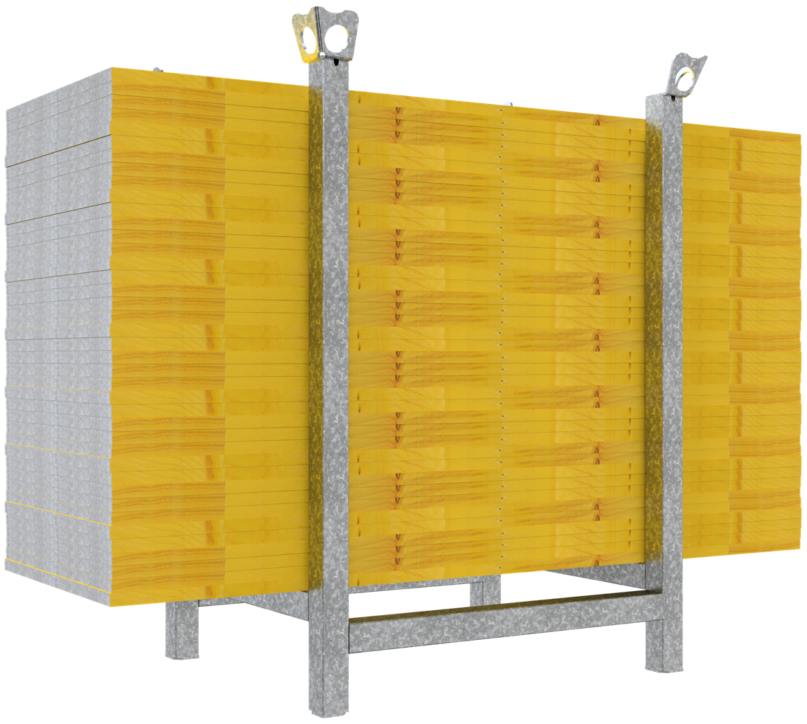 Schalungsplatten SET bestehend aus:_x000D_ _x000D_ 1x Stapelpalette (Art.-Nr. 50140V)_x000D_ 40x Sch