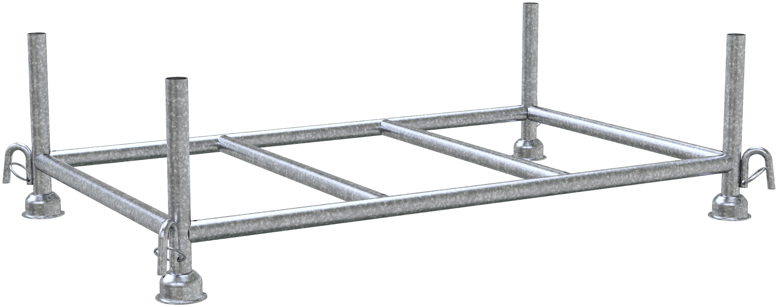 Stapelpaletten 1,50m x 0,87m x 0,30m_x000D_ Ausführung: verzinkt