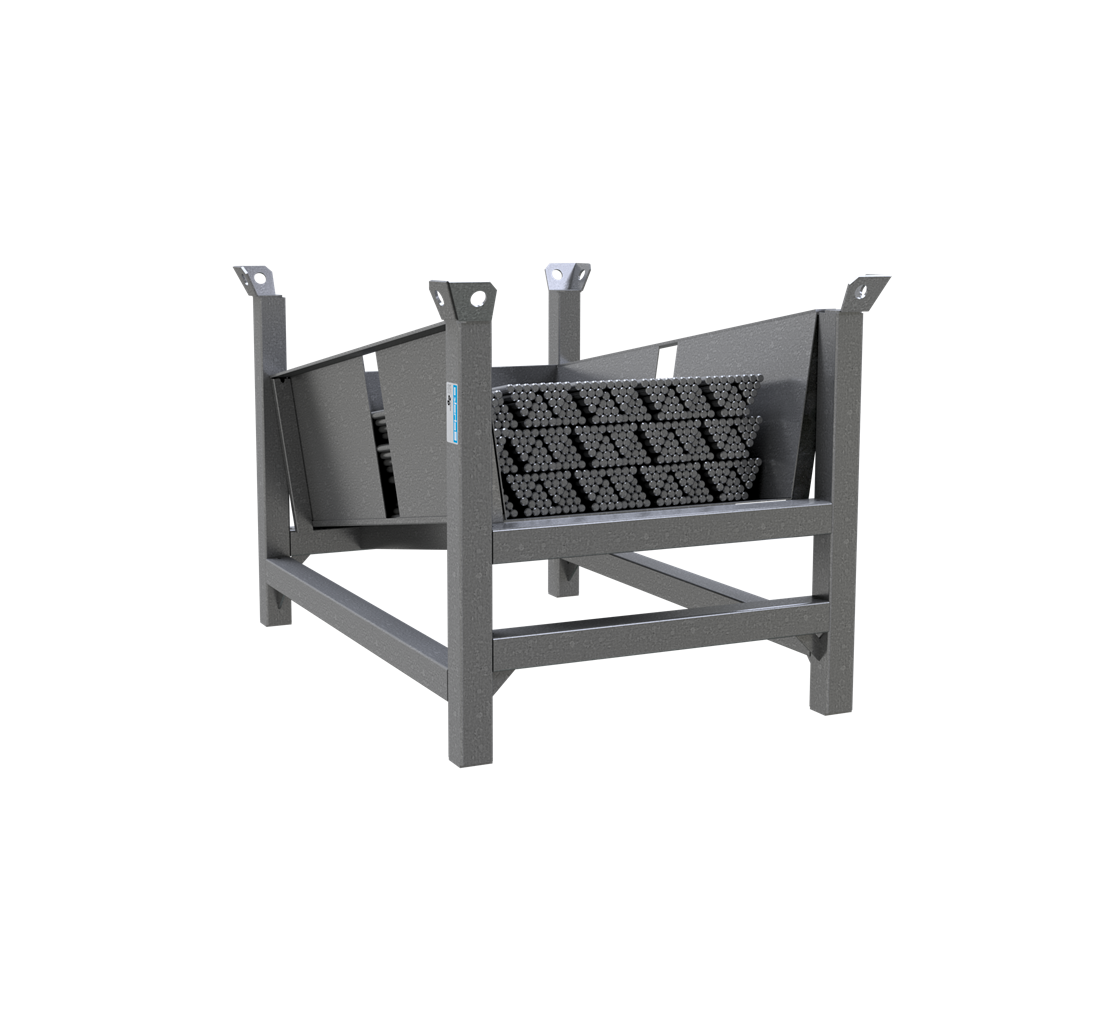 Schnurpfahl SET 1 bestehend aus: _x000D_ _x000D_ 1x Lager und Transportpalette für Schnurpfähle (Art