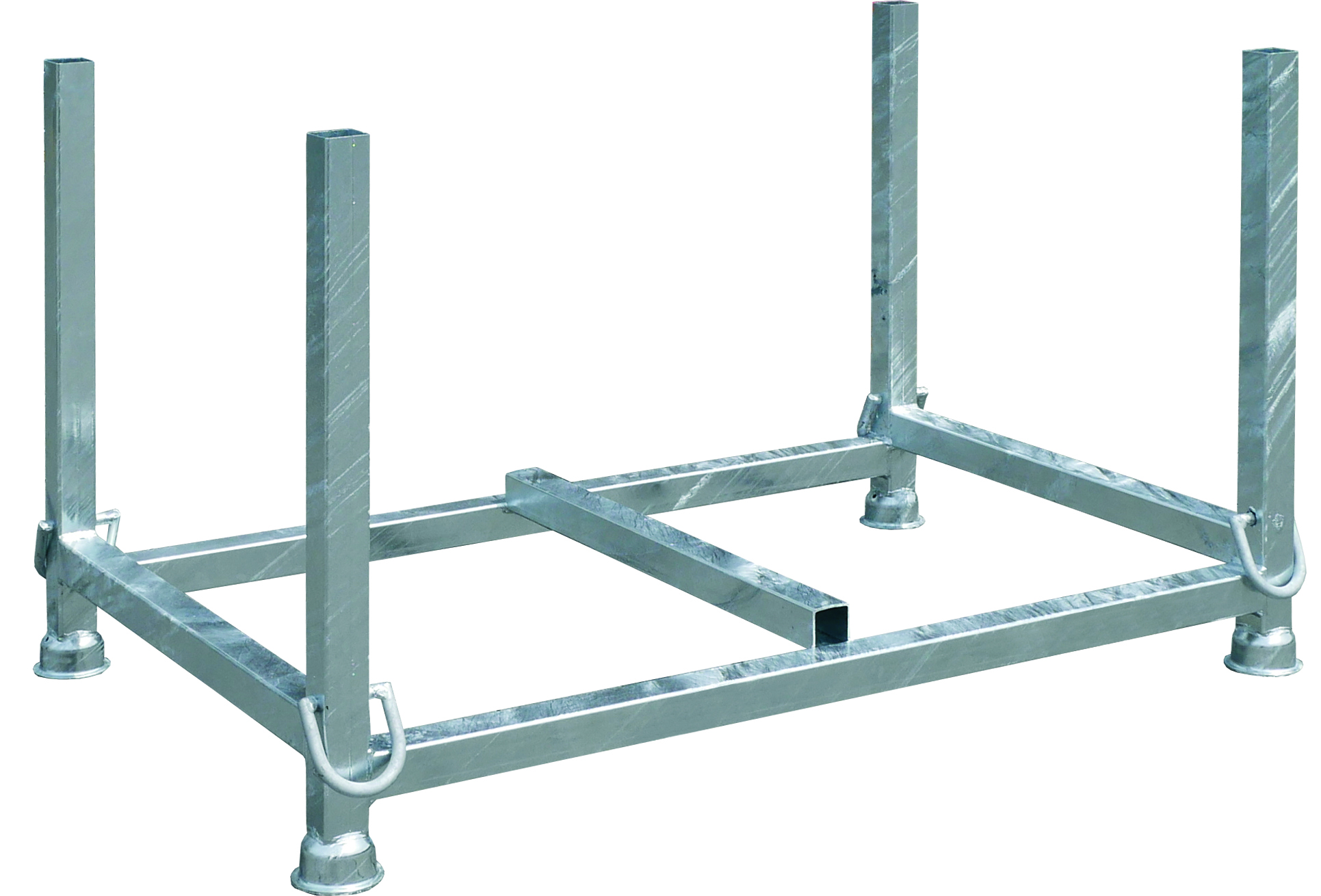 Stapelpalette - GS geprüft mit Füllmaße: 1,43 m x 0,87 m x 0,69 m_x000D_ _x000D_ mit robuster Kranha