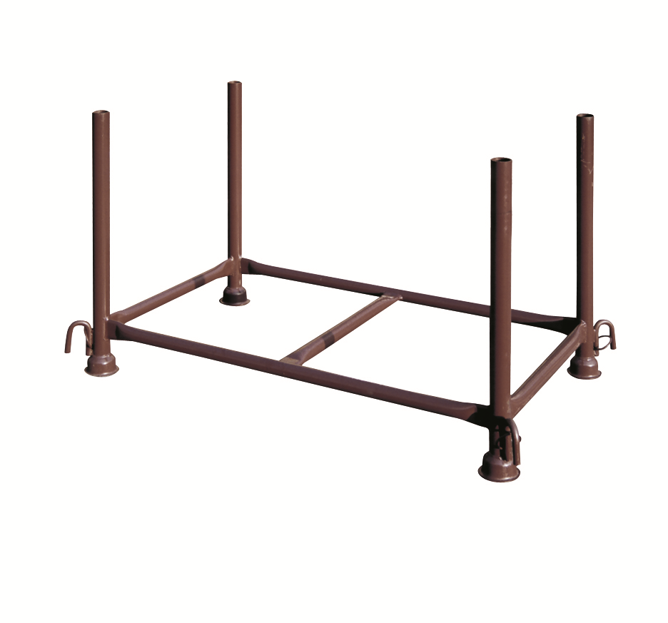 Stapelpalette mit Kranösen,_x000D_ Füllmaße: 1,30 m x 0,70 m x 0,70 m_x000D_ Standrohre sind aus Ø 5