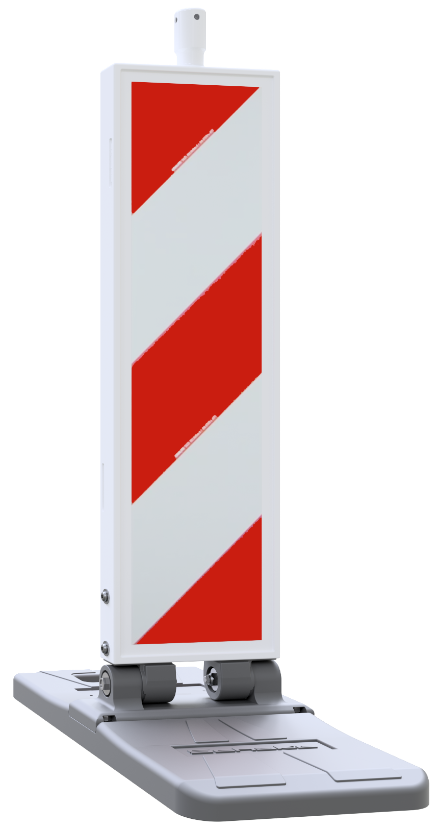 Klappbake, Folie Typ RA2/B, schraffiert, doppelseitig rechts- / linksweisend, _x000D_ zum universell