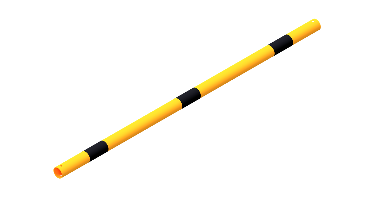 Querholm für Schutzgeländer TYP 40158BG_x000D_ aus Rundrohr Ø48,3x2,5mm_x000D_ Länge: 900mm für Achs