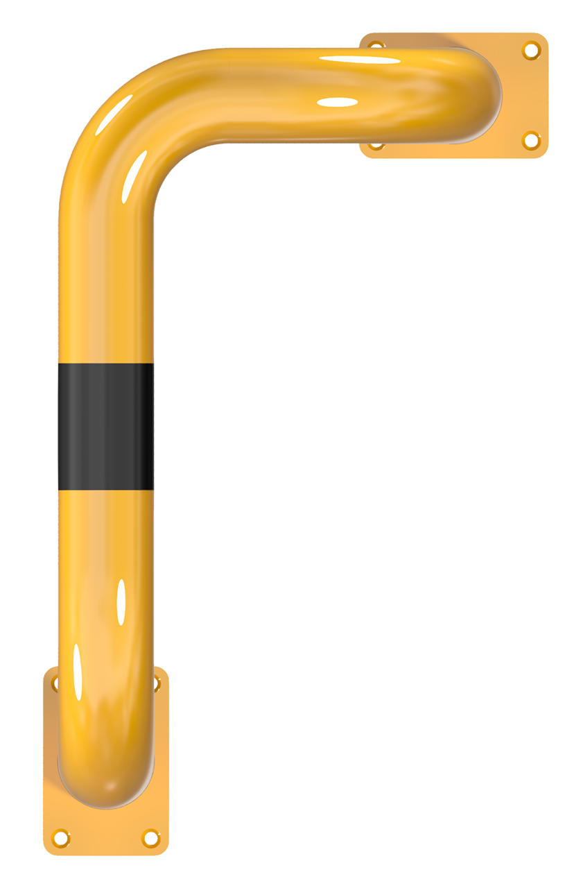 Rammschutzbügel Einseitig, vertiefte Ausführung _x000D_ Gesamttiefe: ca. 350 mm_x000D_ Einseitig rec