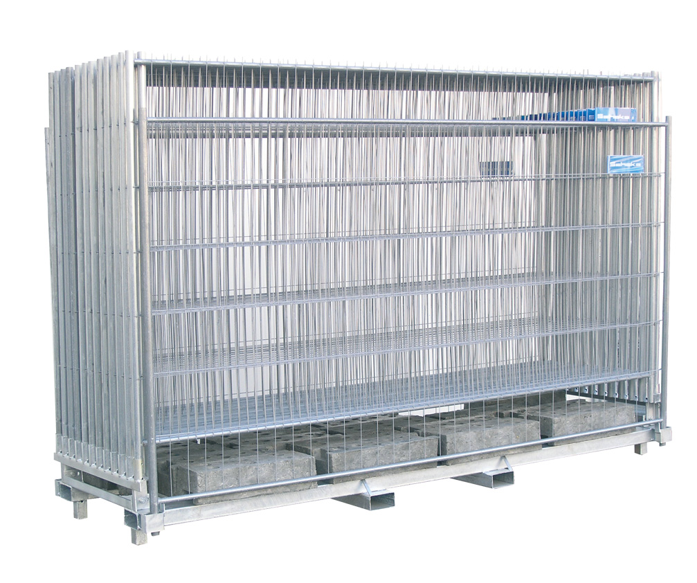 Bauzaun SET2 bestehend aus:_x000D_ _x000D_ 30x Mobilzaun 2,00 x 3,50 m verzinkt (Art.-Nr. 3B2035)_x0