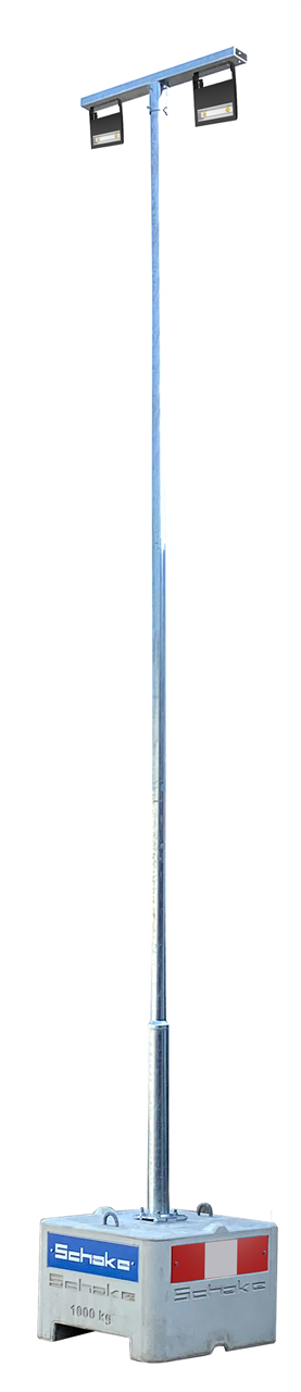 Lampenmast SET1_x000D_ bestehend aus:_x000D_ 1 x Beton-Aufstellvorrichtung, 600 kg (Art.-Nr. 3F120)_