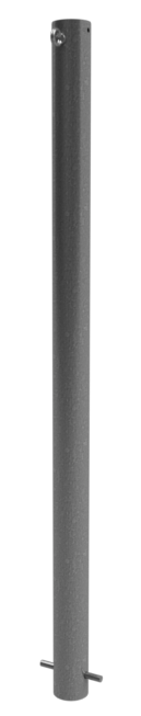 Absperrpfosten Typ 4074B -ortsfest- Ø 76mm, _x000D_ zum Einbetonieren, feuerverzinkt, mit Flachkopf,