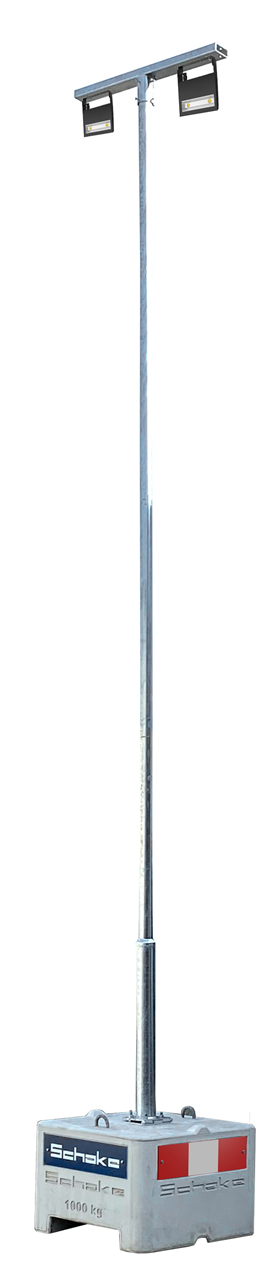 Lampenmast SET2_x000D_ bestehend aus:_x000D_ 1 x Beton-Aufstellvorrichtung, 1000 kg (Art.- Nr. 3F121