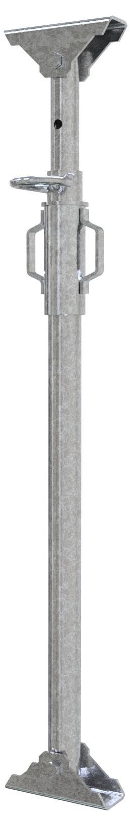 Schrägstütze _x000D_ Verstellbereich: 1,18m - 2,00m, verzinkt_x000D_ Einstellung durch G-Haken - gro